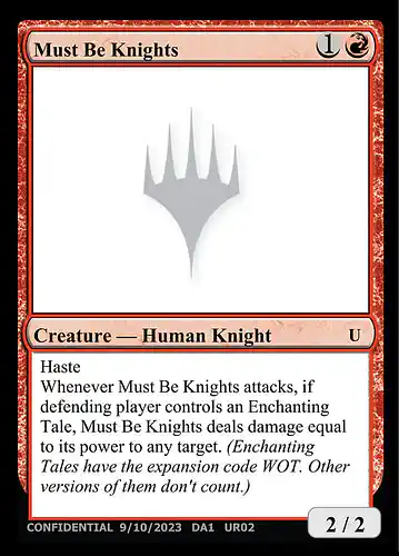 Must Be Knights - unk Spoiler