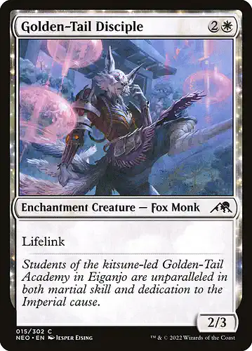 Golden-Tail Disciple - neo Spoiler