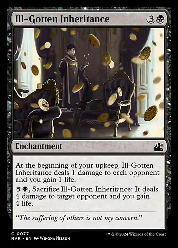 Ill-Gotten Inheritance - rvr Spoiler