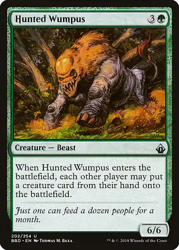 Hunted Wumpus - bbd Spoiler