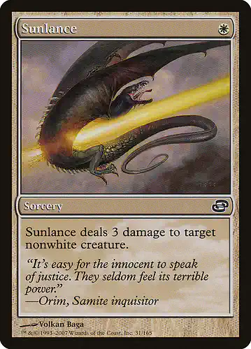 Sunlance - plc Spoiler