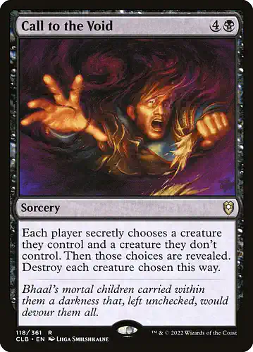 Call to the Void - clb Spoiler