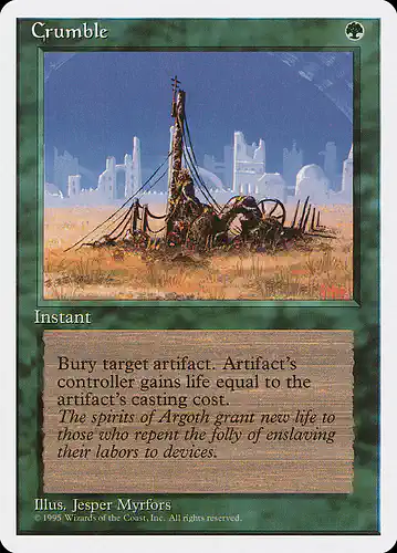 Crumble - 4ed Spoiler