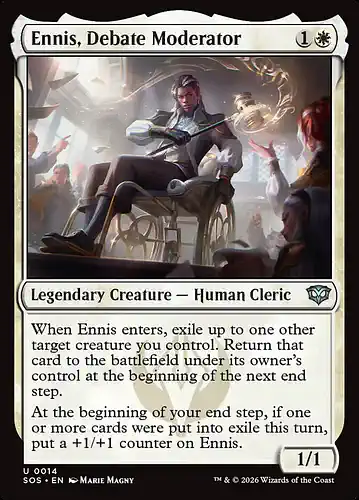 Ennis, Debate Moderator - sos Spoiler