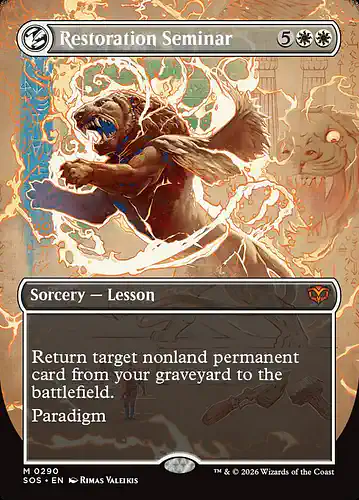 Restoration Seminar - sos Spoiler