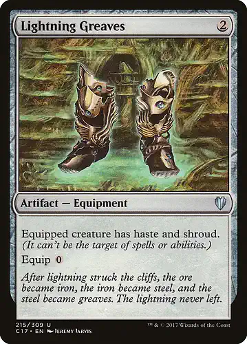Lightning Greaves - c17 Spoiler