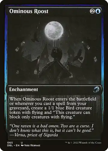 Ominous Roost - dbl Spoiler