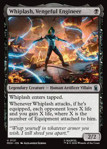 Whiplash, Vengeful Engineer - msh Spoiler