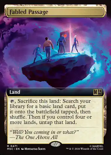 Fabled Passage - msc Spoiler