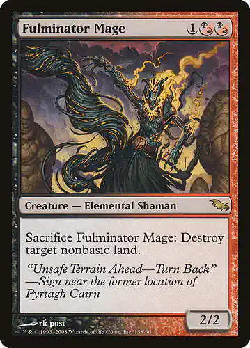 Fulminator Mage - shm Spoiler