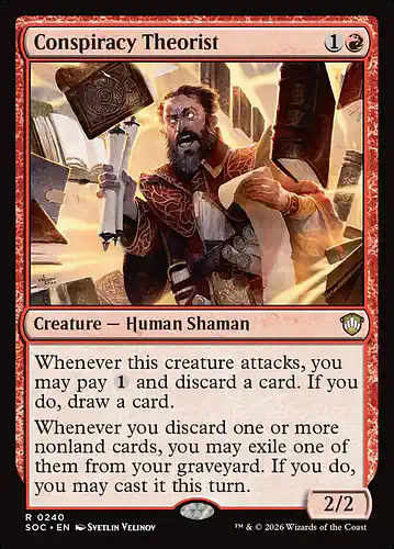 Conspiracy Theorist - soc Spoiler