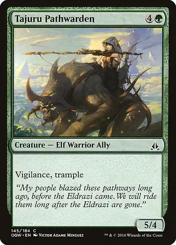 Tajuru Pathwarden - ogw Spoiler