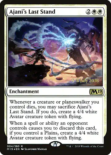 Ajani's Last Stand - m19 Spoiler