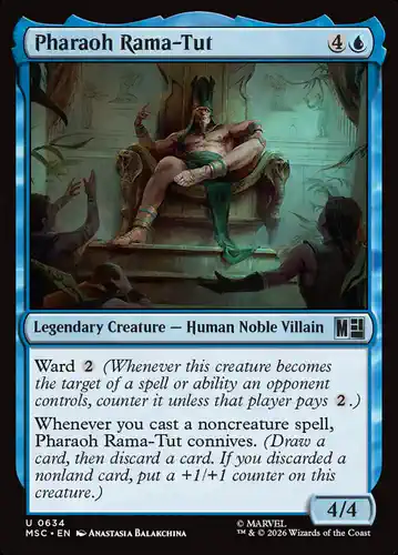 Pharaoh Rama-Tut - msc Spoiler