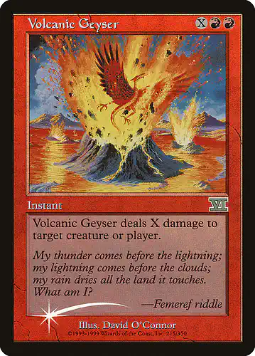 Volcanic Geyser - fnm Spoiler