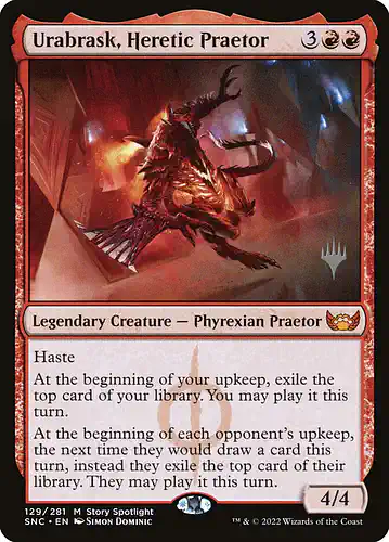 Urabrask, Heretic Praetor - snc Spoiler