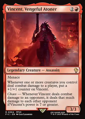 Vincent, Vengeful Atoner - fic Spoiler