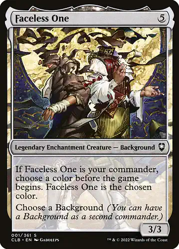 Faceless One - clb Spoiler