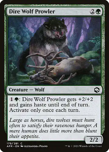 Dire Wolf Prowler - afr Spoiler