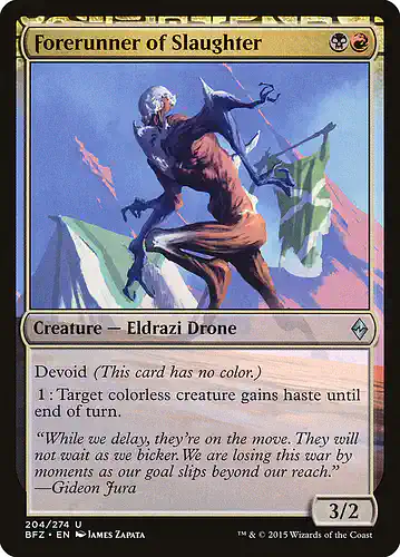 Forerunner of Slaughter - bfz Spoiler