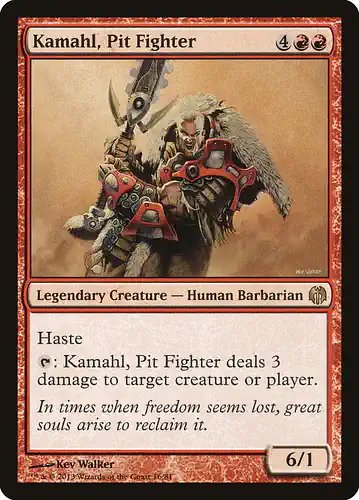 Kamahl, Pit Fighter - ddl Spoiler