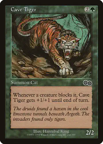 Cave Tiger - usg Spoiler