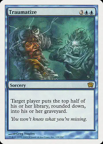 Traumatize - 9ed Spoiler