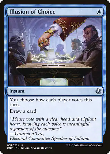 Illusion of Choice - cn2 Spoiler