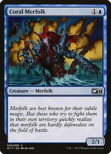 Coral Merfolk - w17 Spoiler