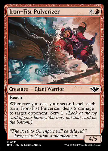 Iron-Fist Pulverizer - otj Spoiler