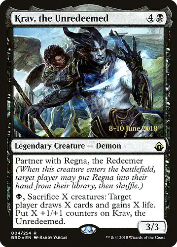 Krav, the Unredeemed - bbd Spoiler
