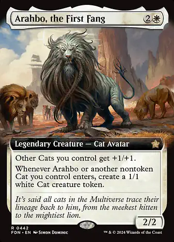 Arahbo, the First Fang - fdn Spoiler