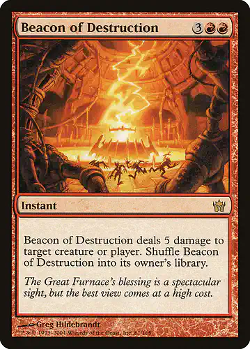 Beacon of Destruction - 5dn Spoiler
