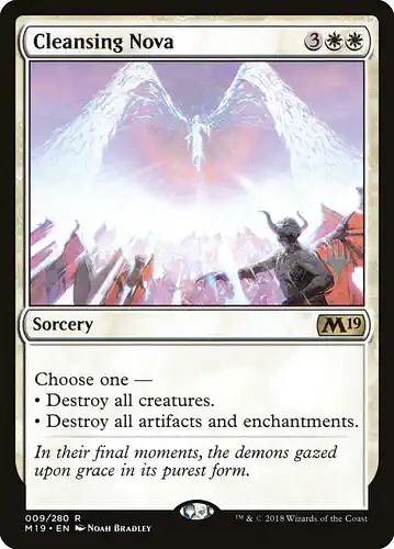 Cleansing Nova - m19 Spoiler