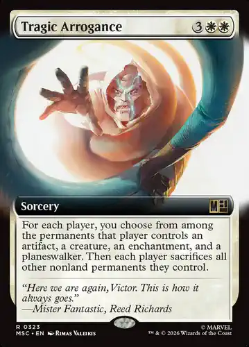 Tragic Arrogance - msc Spoiler