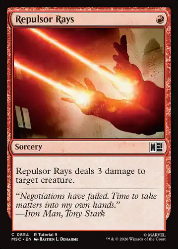 Repulsor Rays - msc Spoiler
