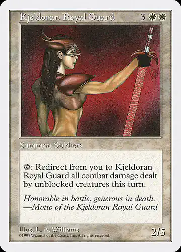 Kjeldoran Royal Guard - 5ed Spoiler
