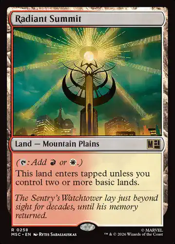 Radiant Summit - msc Spoiler
