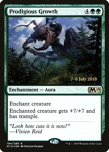 Prodigious Growth - m19 Spoiler