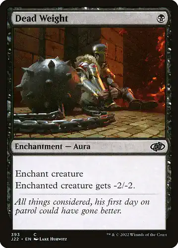 Dead Weight - j22 Spoiler