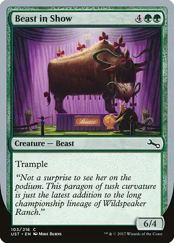 Beast in Show - ust Spoiler