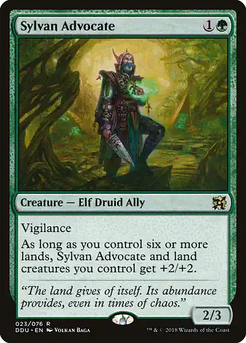 Sylvan Advocate - ddu Spoiler