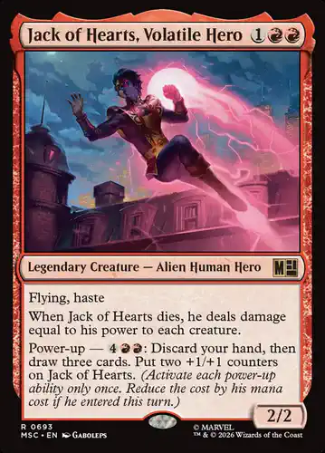 Jack of Hearts, Volatile Hero - msc Spoiler