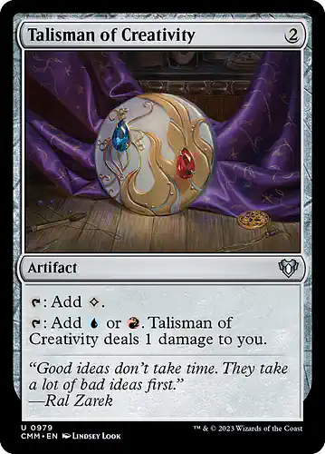 Talisman of Creativity - cmm Spoiler
