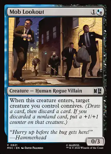 Mob Lookout - msc Spoiler