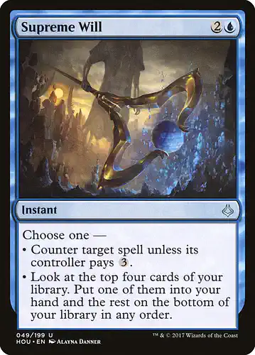 Supreme Will - hou Spoiler