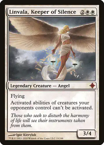 Linvala, Keeper of Silence - roe Spoiler