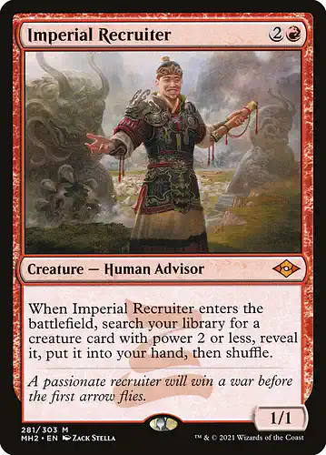 Imperial Recruiter - mh2 Spoiler