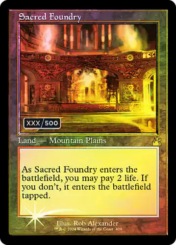 Sacred Foundry - rvr Spoiler