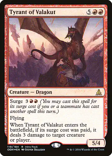 Tyrant of Valakut - ogw Spoiler